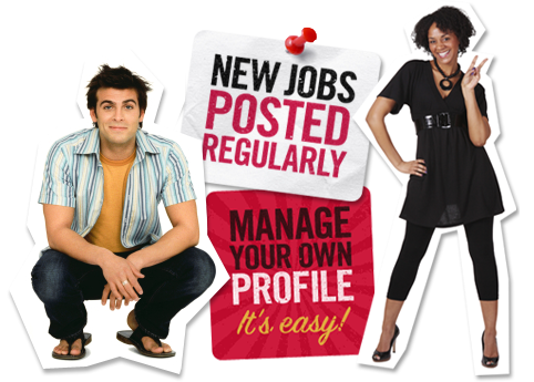 New jobs posted regularly. Manage your own profile. It’s easy!